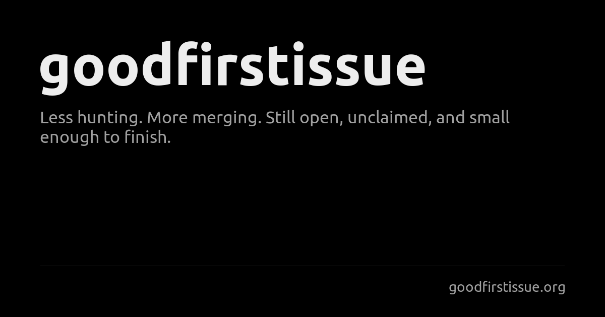 Java Good First Issues (all levels) | Good First Issue